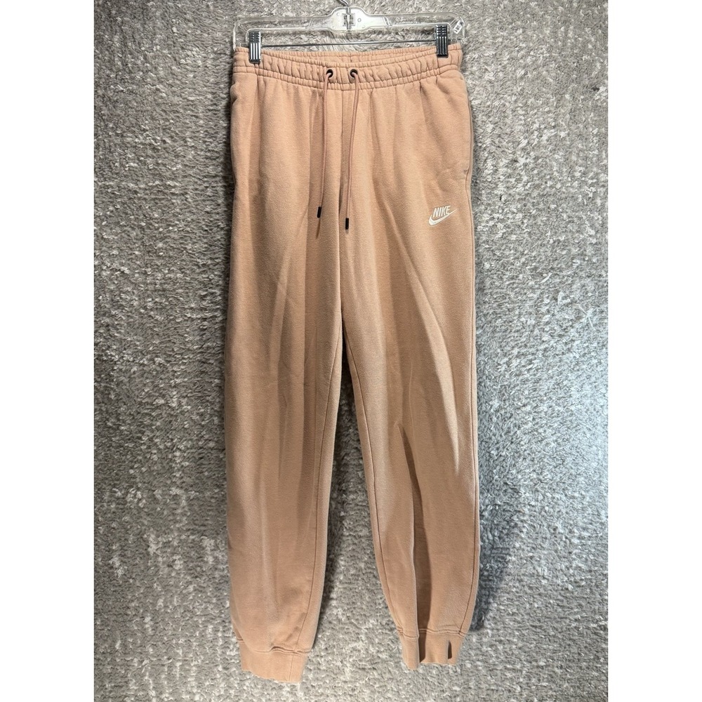 Nike Sportswear Essential Fleece Sweatpants S Joggers Brown Lounge Casual
